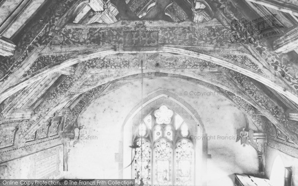 Photo of Corwen, Church Interior 1888