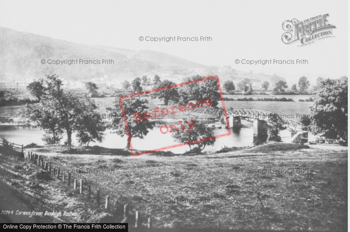 Photo of Corwen, From Denbigh Railway 1888