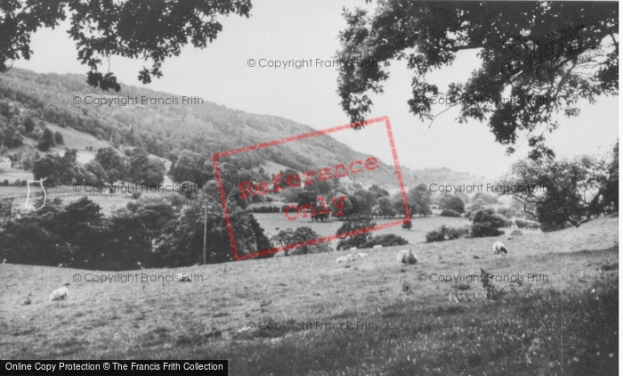 Photo of Corwen, General View c.1950