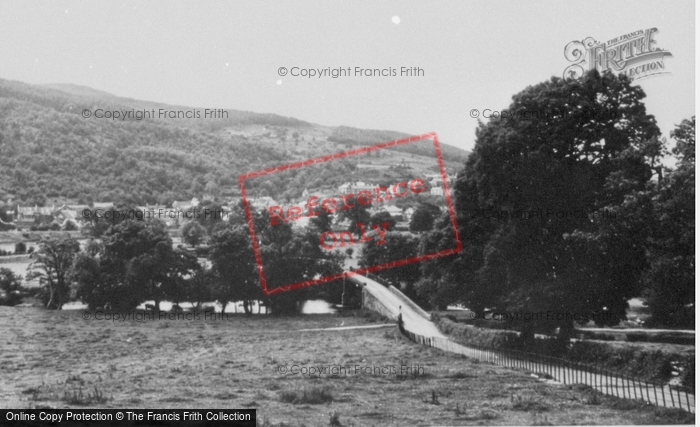 Photo of Corwen, General View c.1955