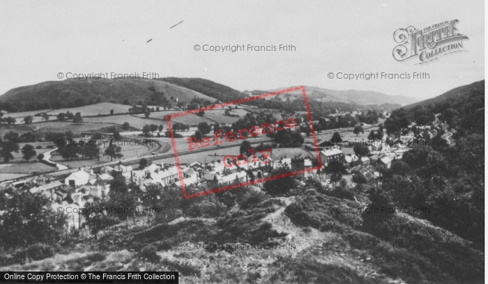 Photo of Corwen, General View c.1955