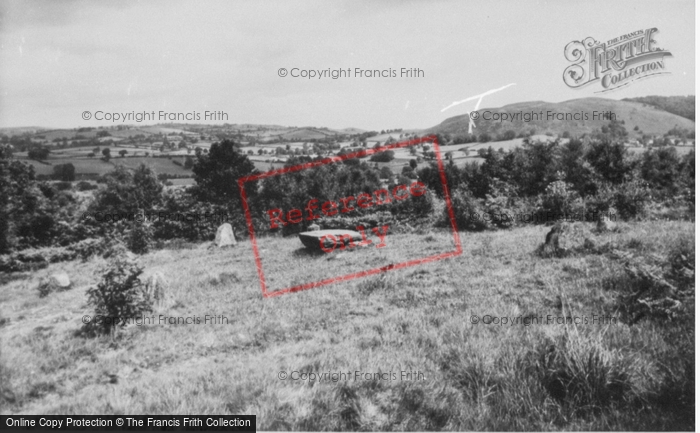 Photo of Corwen, Gorsedd Stones  c.1965