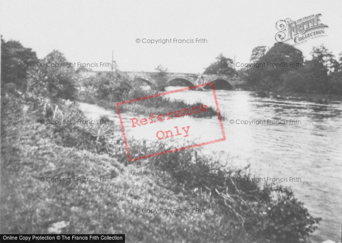 Photo of Corwen, River Dee c.1935