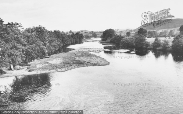 Photo of Corwen, River From The Bridge c.1955