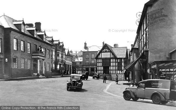 Photo of Corwen, Square c.1950