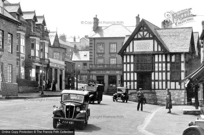 Photo of Corwen, Square, The Banks c.1950