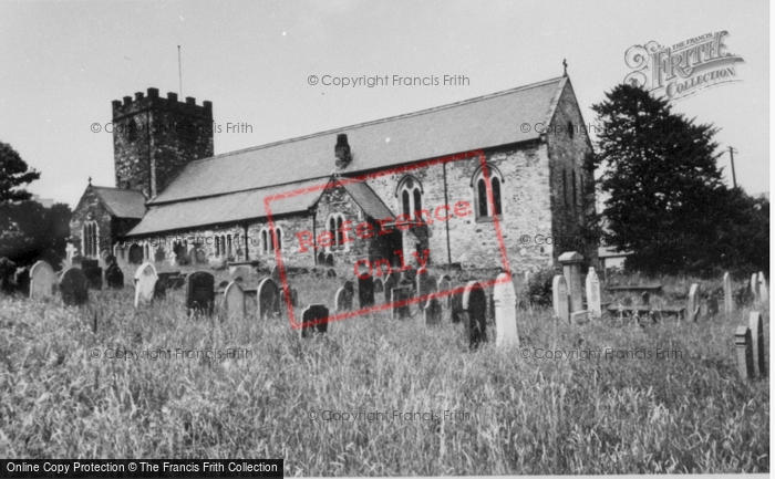 Photo of Corwen, The Church c.1965