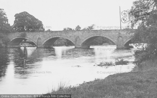 Photo of Corwen, The River Dee At Corwen Bridge c.1950