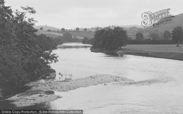 Photo of Corwen, The River Dee c.1950