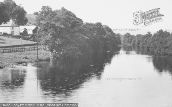 Photo of Corwen, The River Dee From The Bridge c.1950