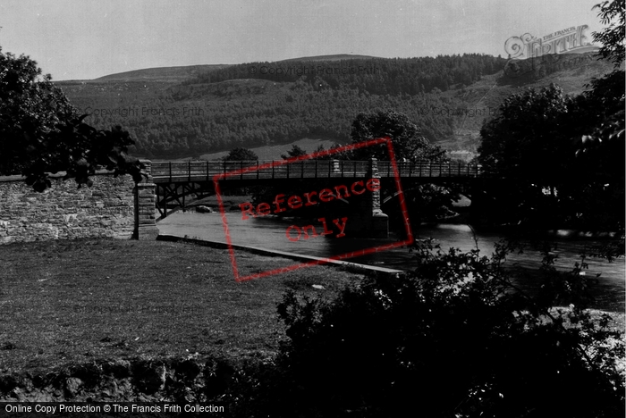 Photo of Corwen, Victoria Bridge c.1950