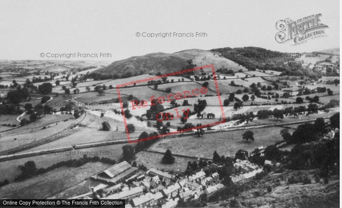 Photo of Corwen, View From Flagstaff Hill c.1960