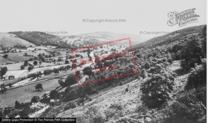 Photo of Corwen, View From Flagstaff Hill c.1960