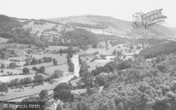 View From Flagstaff Hill Looking Towards Carrog c.1955, Corwen
