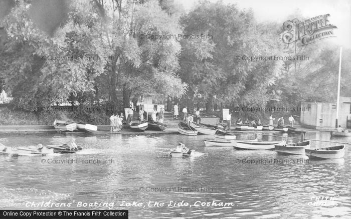 Photo of Cosham, Childrens' Boating Lake , The Lido c.1955
