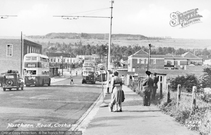 Photo of Cosham, Northern Road c.1955