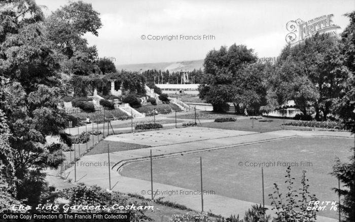 Photo of Cosham, The Lido Gardens c.1955