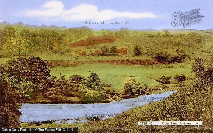 Photo of Cotherstone, River Tees c.1955
