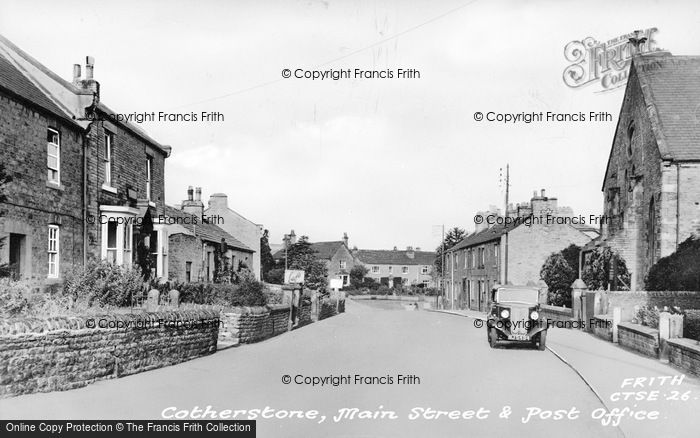 Photo of Cotherstone, The Main Street And Post Office c.1935