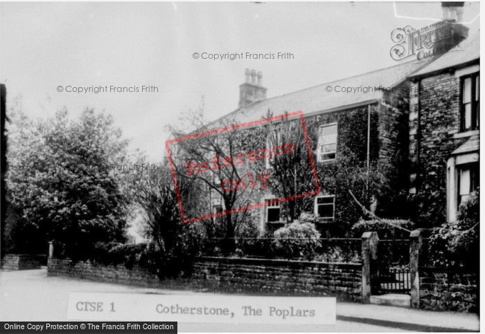 Photo of Cotherstone, The Poplars c.1935