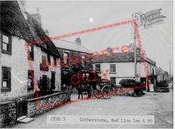 The Red Lion Inn And Post Office c.1935, Cotherstone