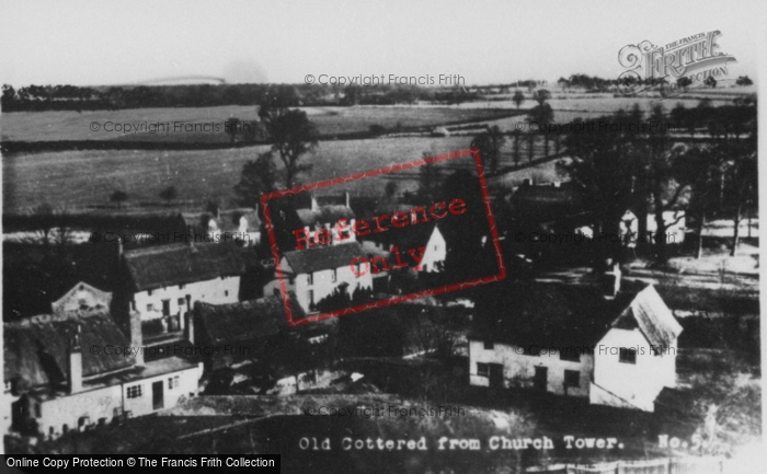Photo of Cottered, Cottages From Church Tower c.1939