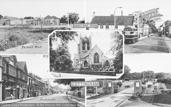 Photo of Cottingham, Composite c.1955