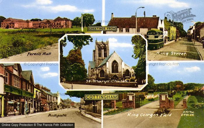 Photo of Cottingham, Composite c.1955