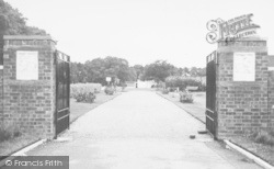 Entrance To King George V Playing Fields c.1955, Cottingham