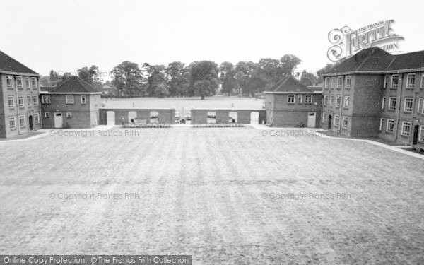 Photo of Cottingham, Ferens Hall Quadrangle, From Library Balcony c.1965