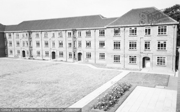 Photo of Cottingham, Ferens Hall Quadrangle, From Library Balcony c.1965