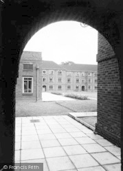 Ferens Hall Quadrangle, From West Entrance c.1965, Cottingham