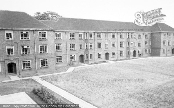 Photo of Cottingham, Ferens Hall, The Quadrangle From Library Balcony c.1965