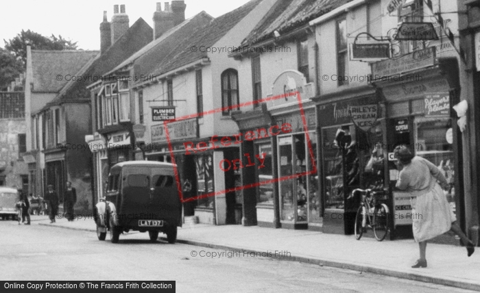 Photo of Cottingham, Shops In Hallgate c.1955