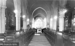 St Mary's Church, Interior c.1955, Cottingham