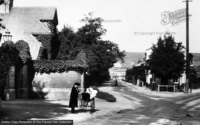 Photo of Coulsdon, A Perambulator In Brighton Road 1906