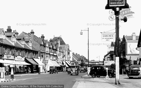 Photo of Coulsdon, Brighton Road c.1955