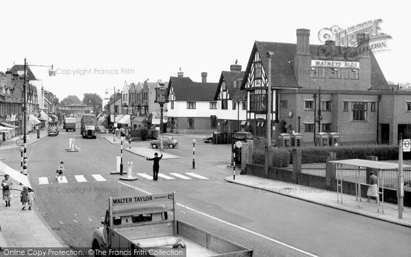 Photo of Coulsdon, Brighton Road c.1955