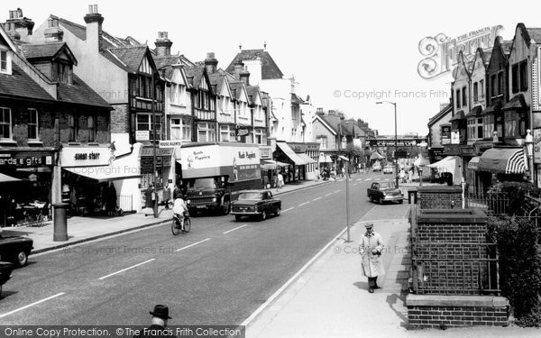 Photo of Coulsdon, Brighton Road c.1955
