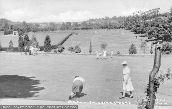 Photo of Coulsdon, Recreation Ground c.1950