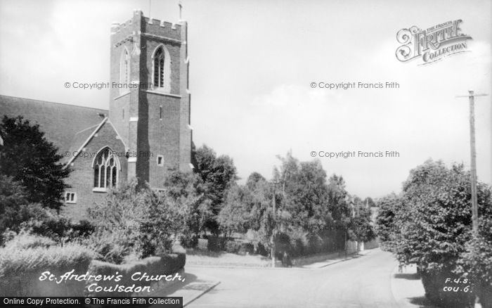 Photo of Coulsdon, St Andrew's Church c.1950
