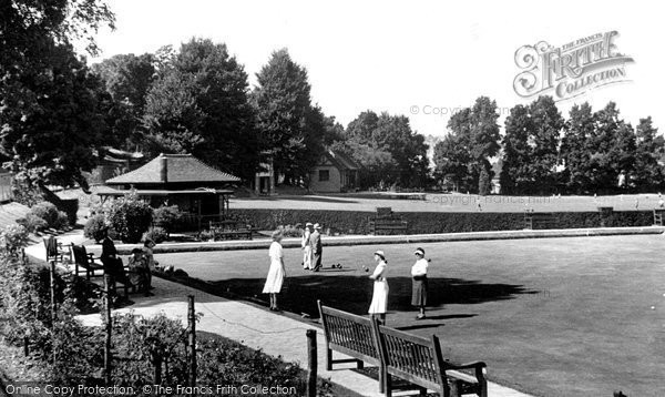 Photo of Coulsdon, The Recreation Ground, Bowling Green c.1955