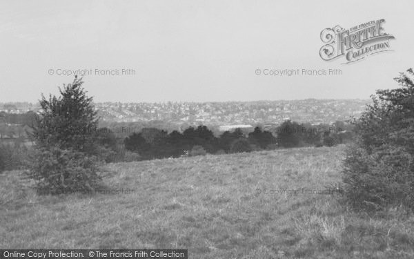 Photo of Coulsdon, Valley From Farthing Down c.1960