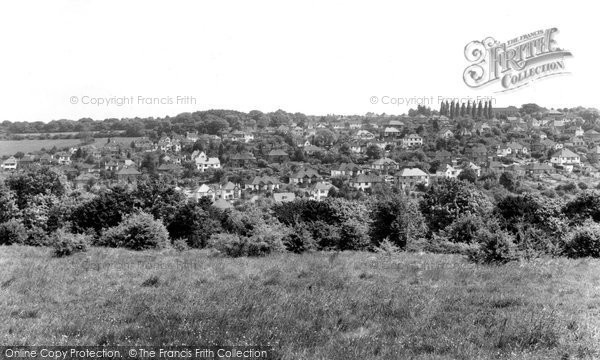 Photo of Coulsdon, View From Farthing Down c.1960