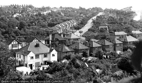 Photo of Coulsdon, View From The Downs c.1955