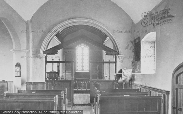 Photo of Countisbury, Church Interior 1907