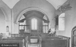 Church Interior 1907, Countisbury