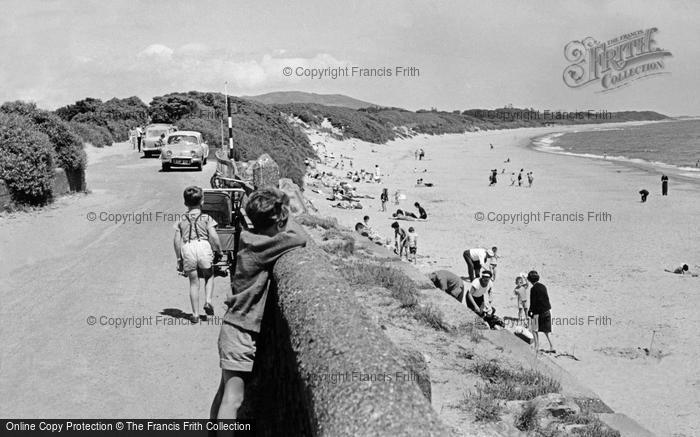 Photo of Courtown Harbour, The Beach c.1965