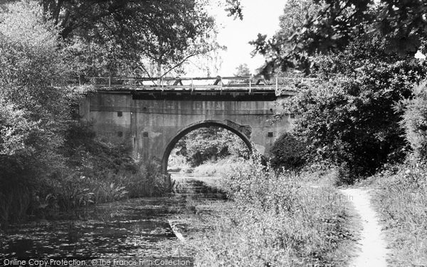 Photo of Cove, The Canal Bridge, Pyestock c.1955