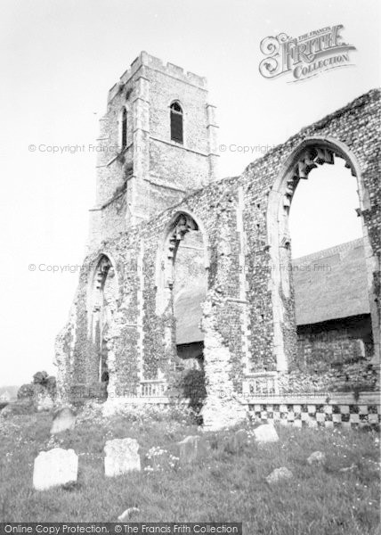 Photo of Covehithe, Church c.1960